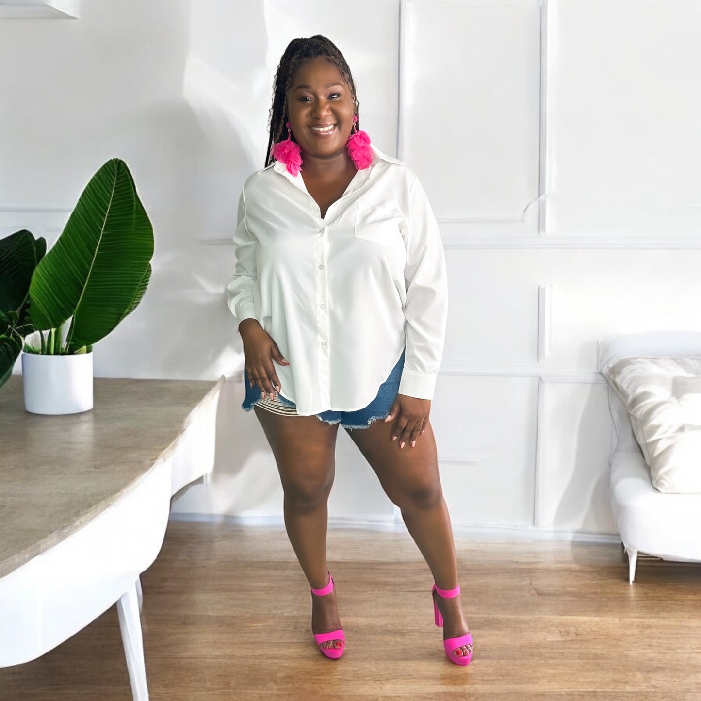 Weekend Boss Babe – Button Down Shirt