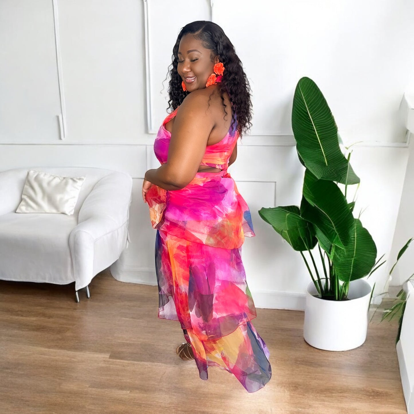 Floral Honey Skirt Set