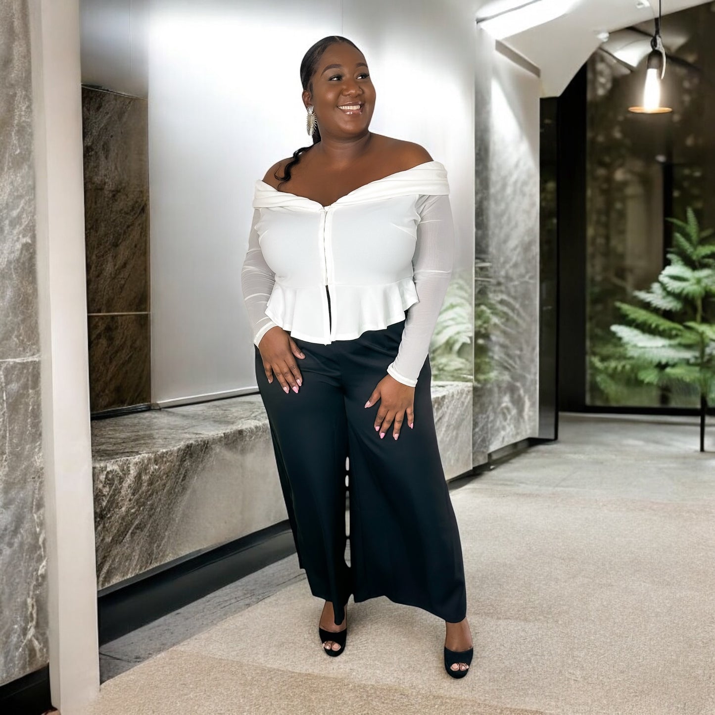 She’s a Statement Peplum Top