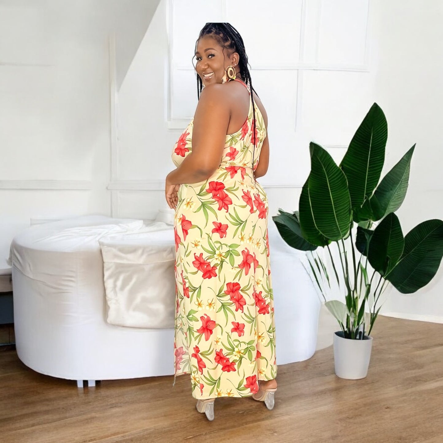 Island Bloom Maxi Dress