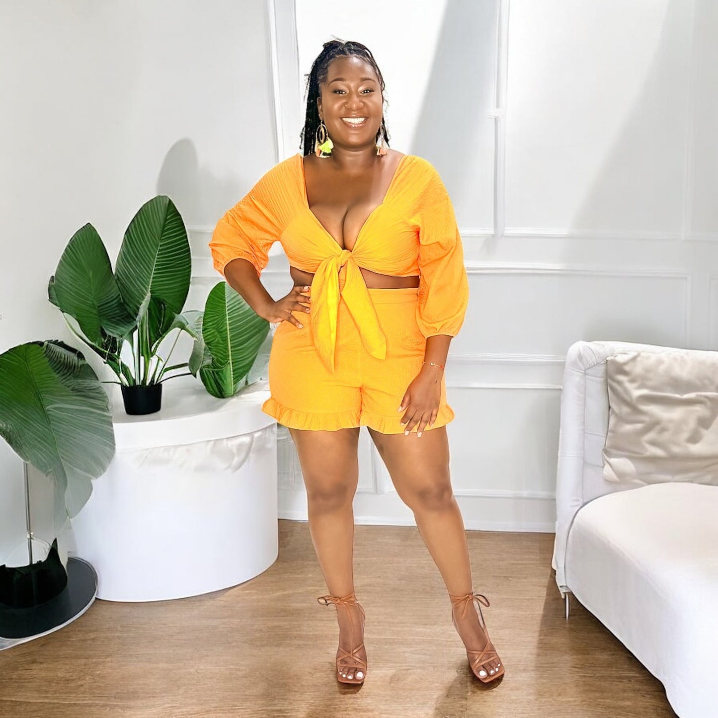 Golden Hour Ruffle Set
