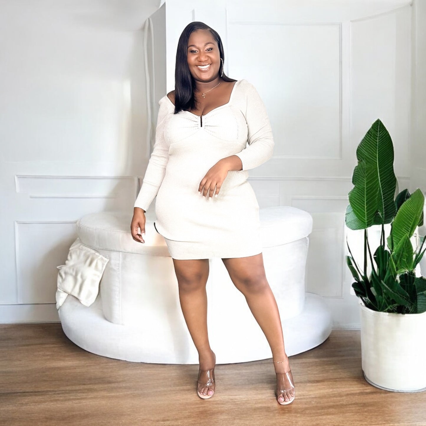 Ribbed Bodycon Mini Dress