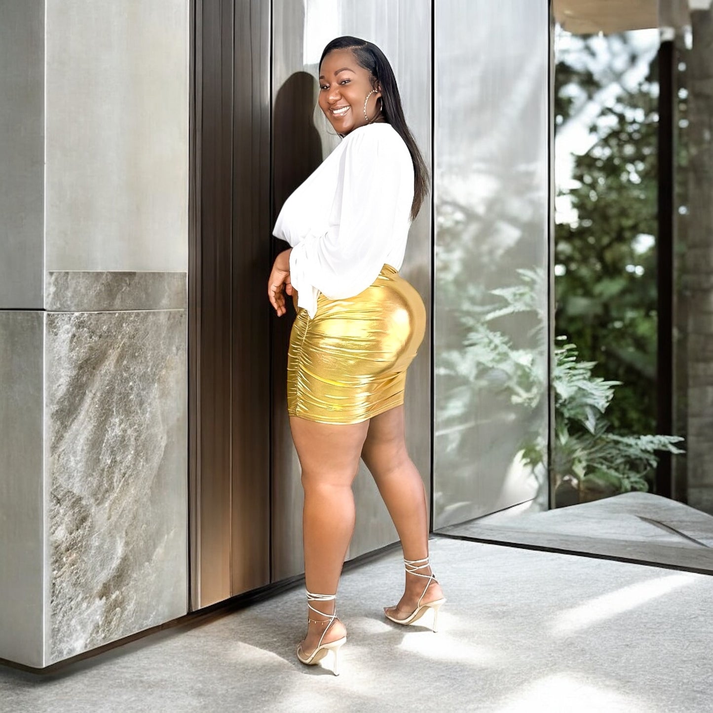 Golden Luxe Skirt