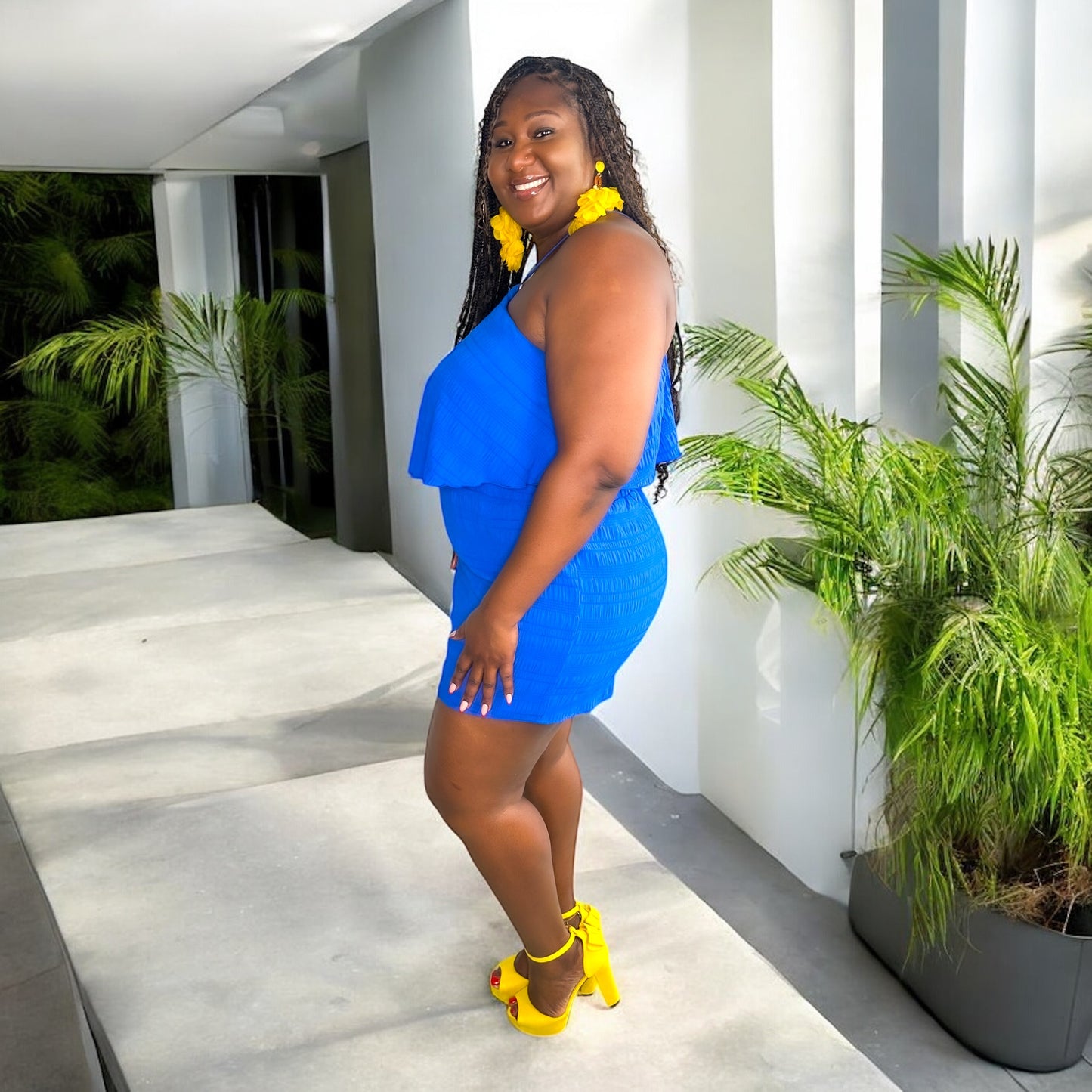 Blue Breeze Short Set