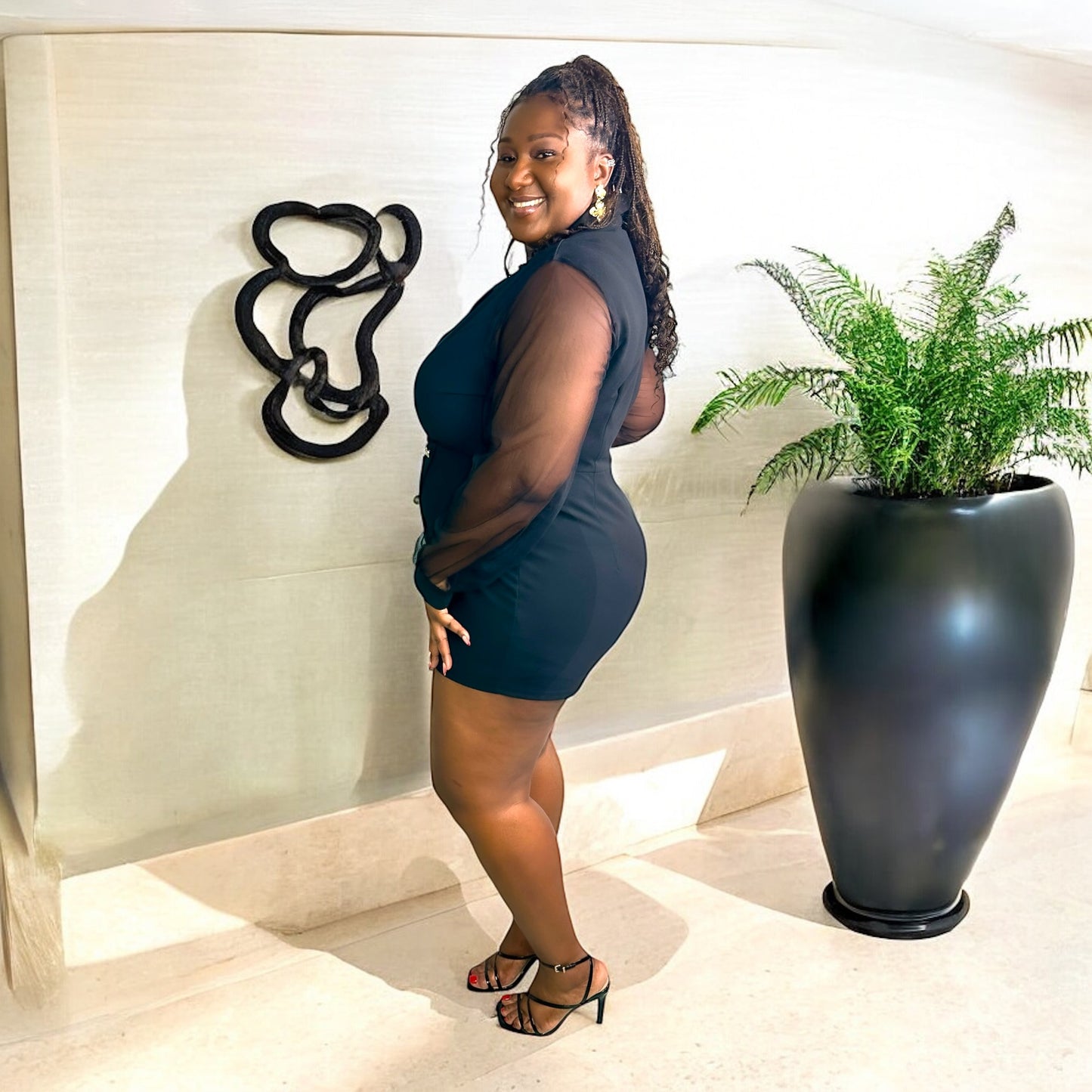 Power Play Blazer Romper