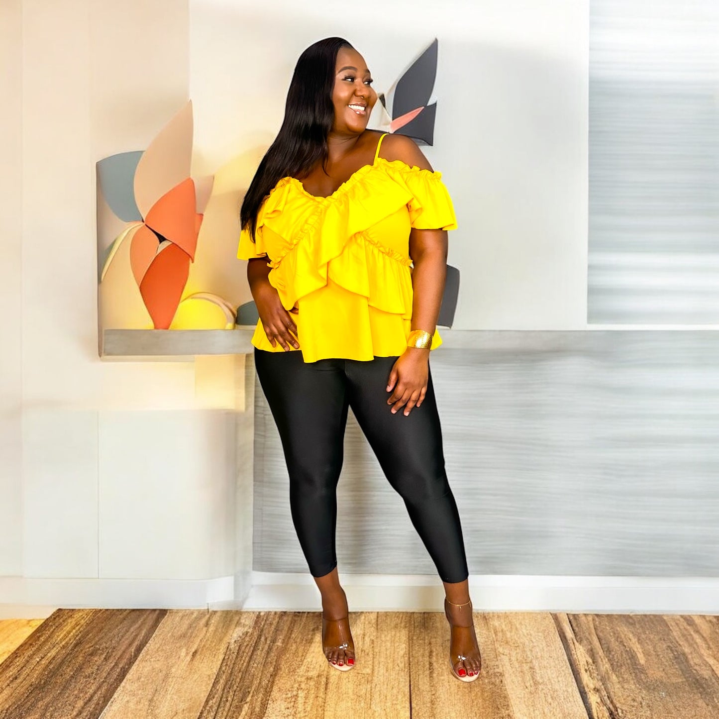 Ruffle Me Right Layered Blouse