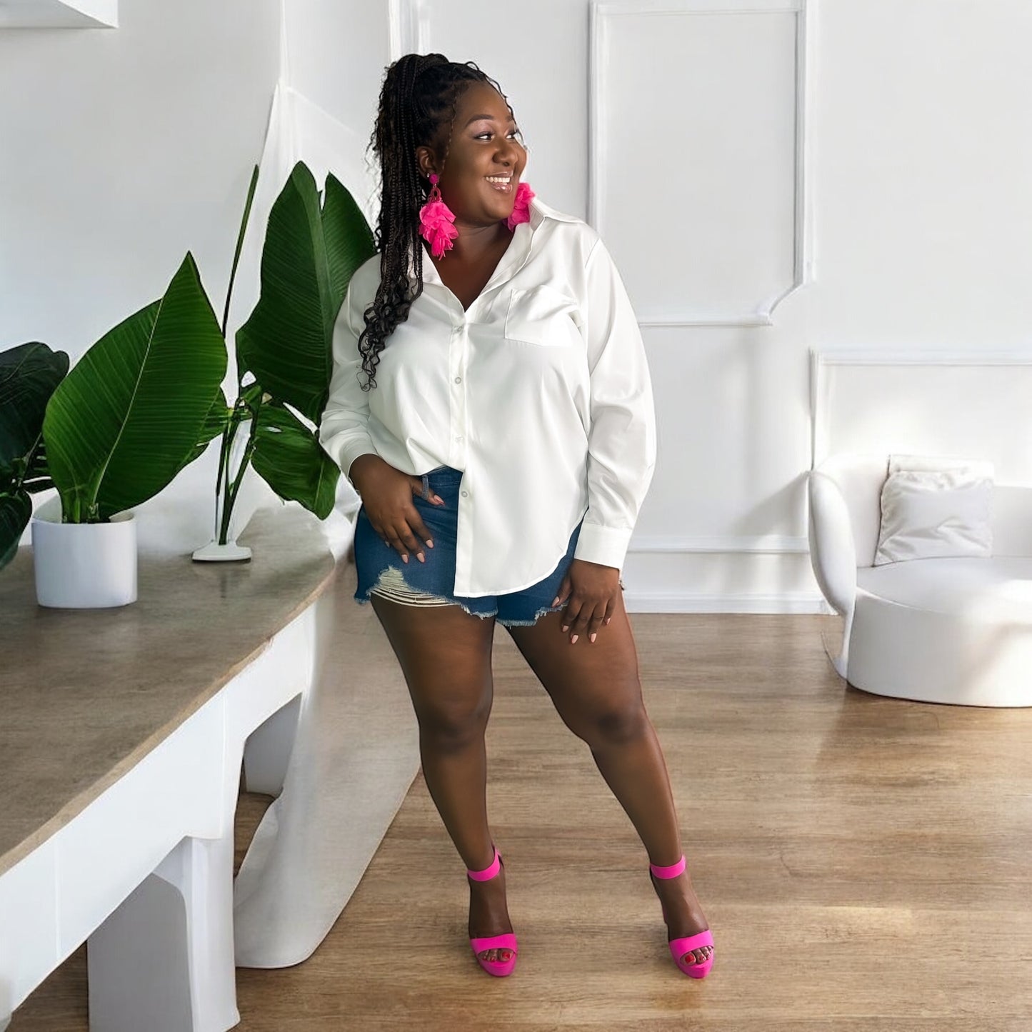 Weekend Boss Babe – Button Down Shirt