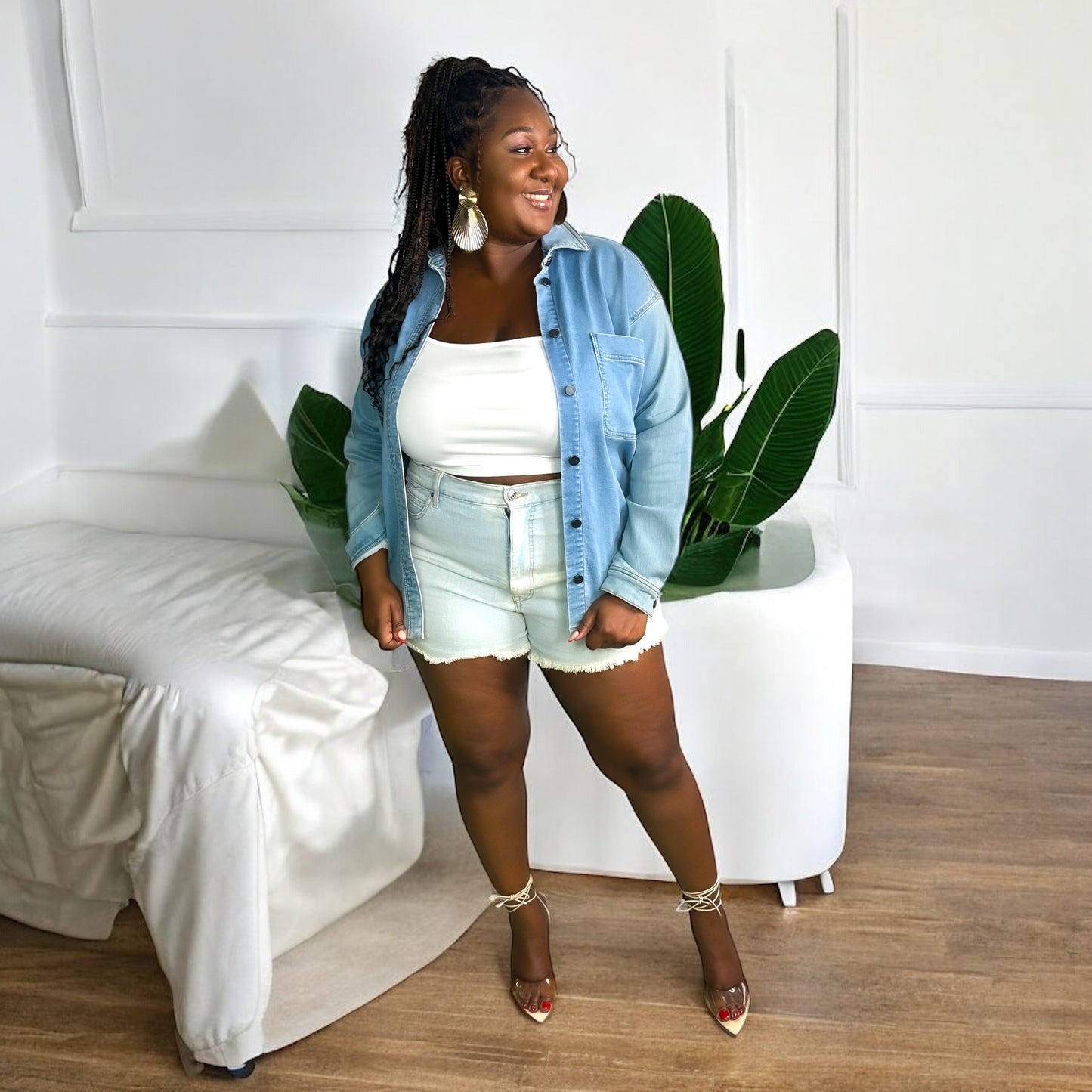 Cool Tones Denim Jacket