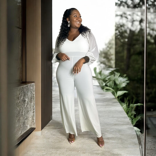 White Glamour Jumpsuit