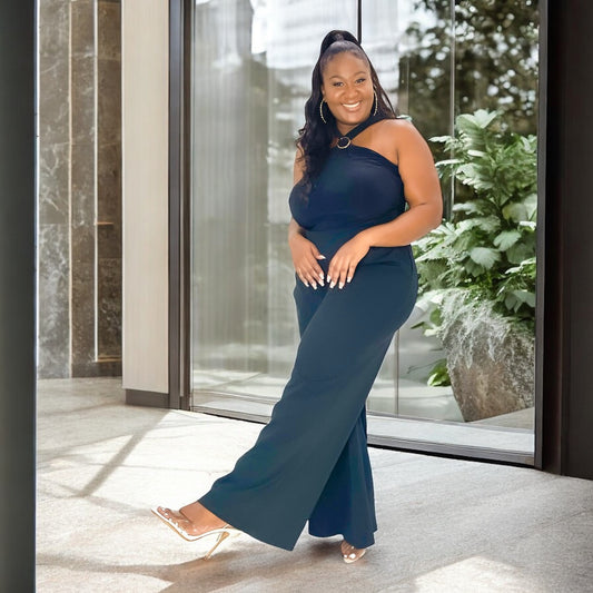 Midnight Luxe Wide-Leg Pants