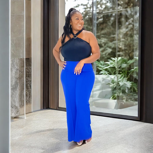 Royal Contrast Pants