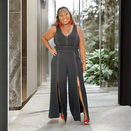 Power Stance Wide-Leg Jumpsuit