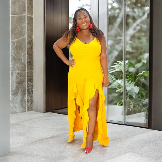 Sunshine Muse Ruffle Jumpsuit