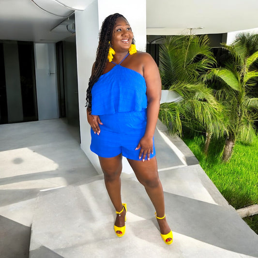 Blue Breeze Short Set