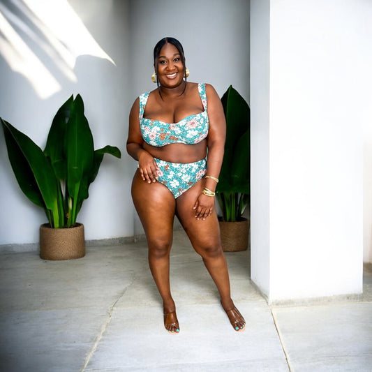 Tropical Bloom Underwire Bikini Set