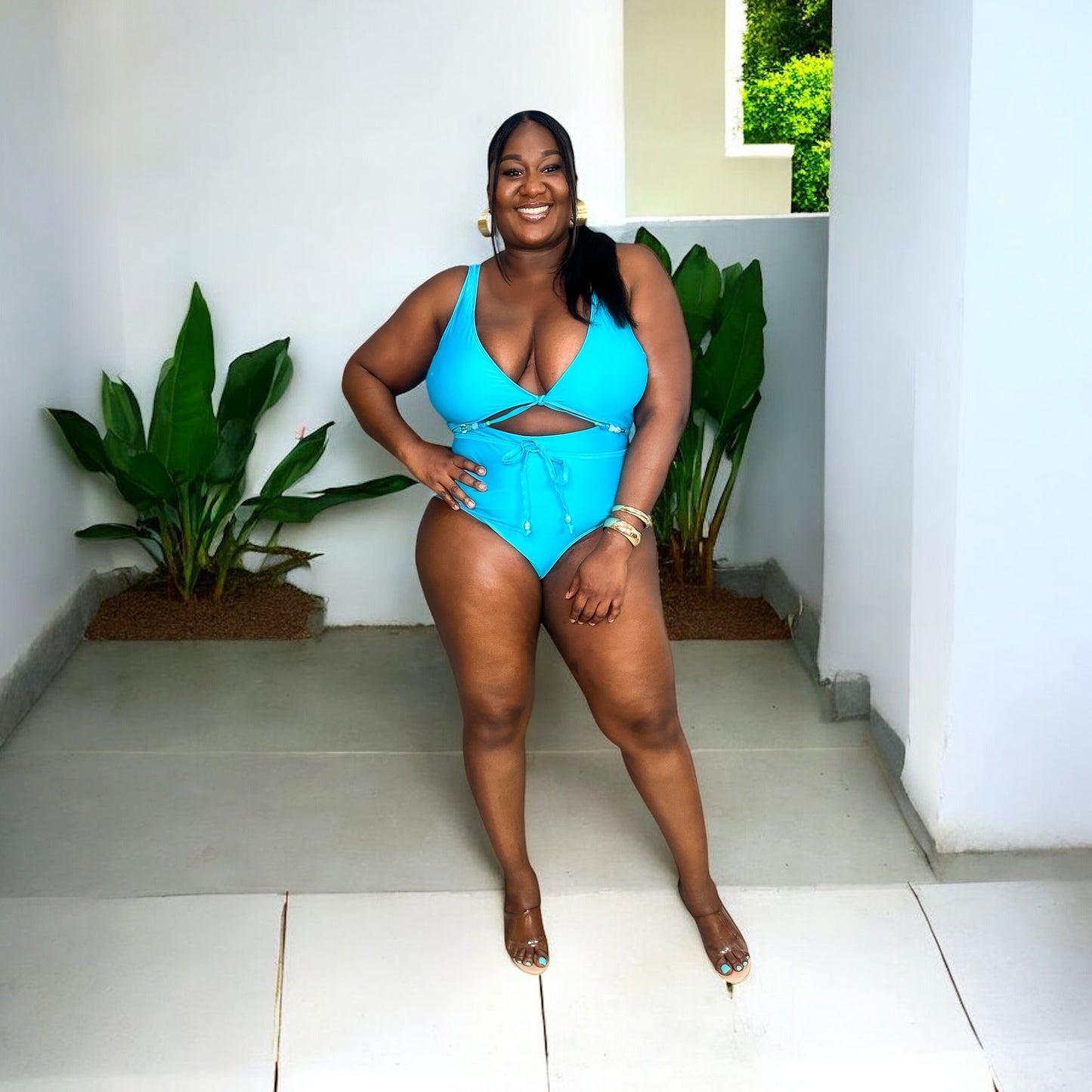 Ocean Babe Cutout One-Piece