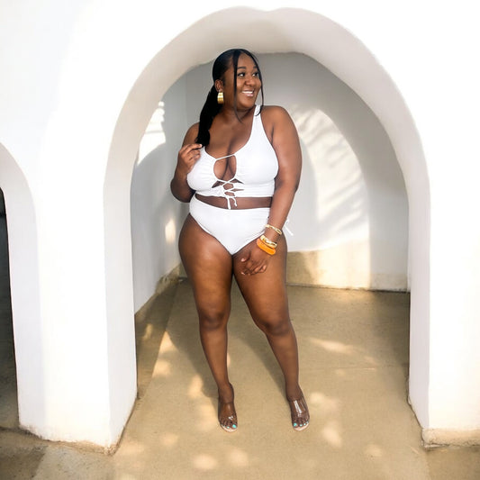 White Sands Lace-Up Bikini