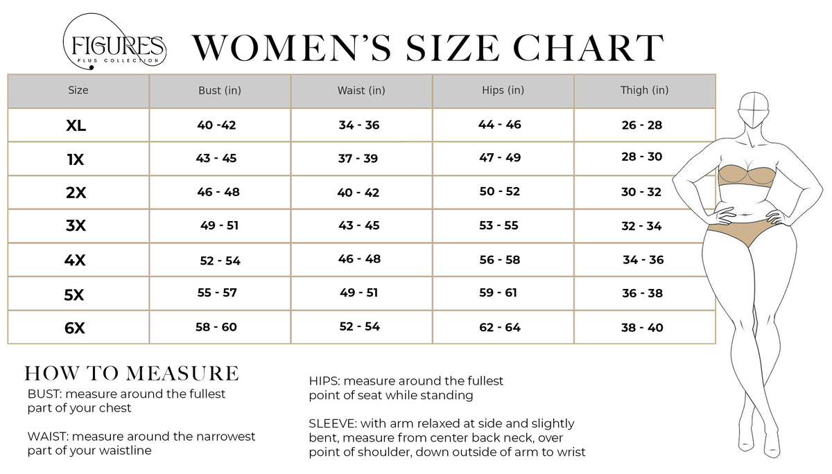Size Chart – Figure Plus Collection